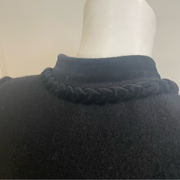 GEIGER TYROL Vintage Black Pure Wool Cropped Jacket Made in Austria - Picture 5 of 10